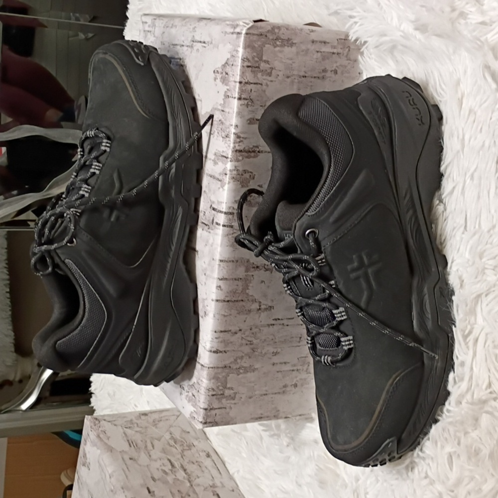 New KURU Ridege Motion Men's Plantar Fascitis Athletic Hiking Shoes SZ 10M Black